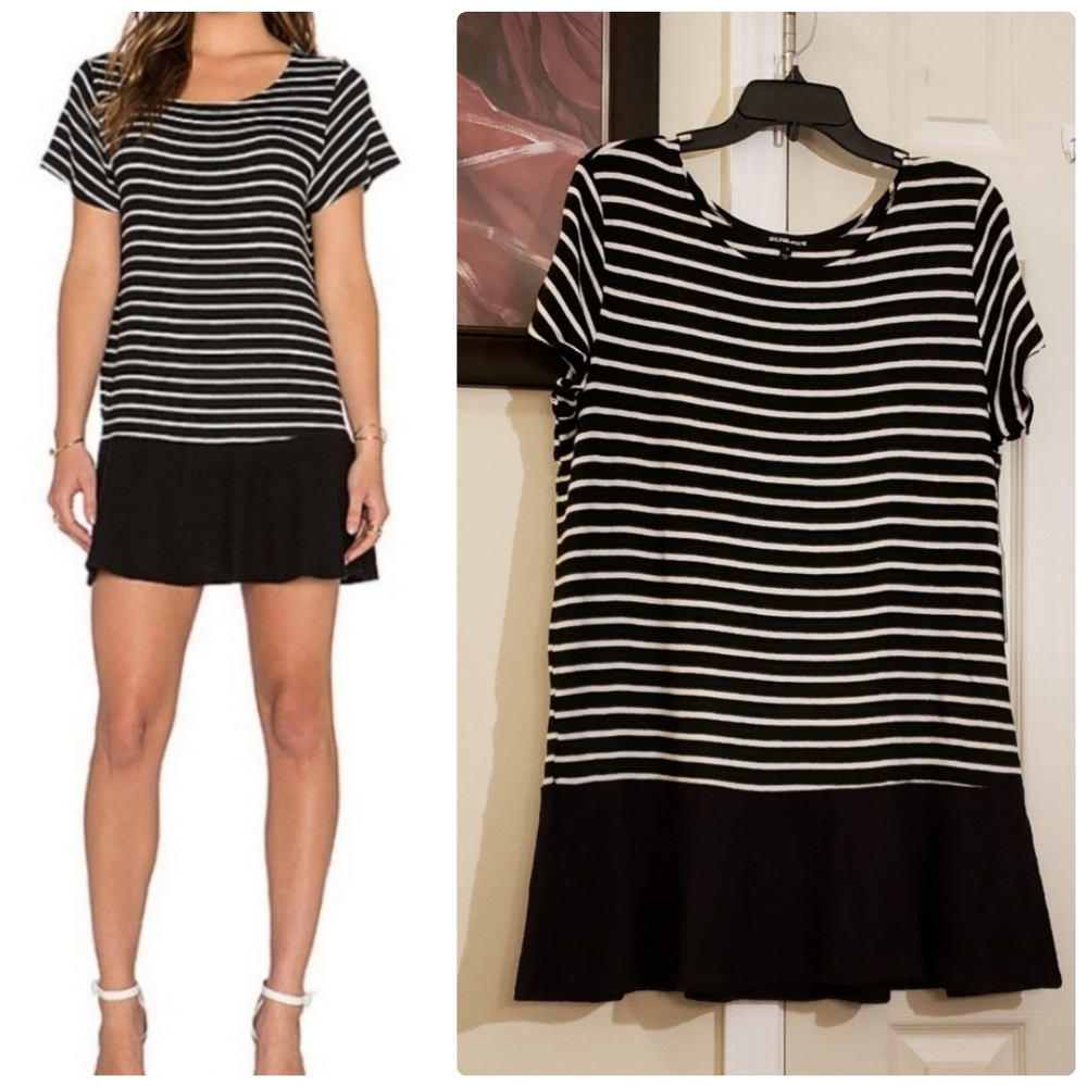 Hye Park & Lune Black/White Comfy Soft Abel Dress or Top